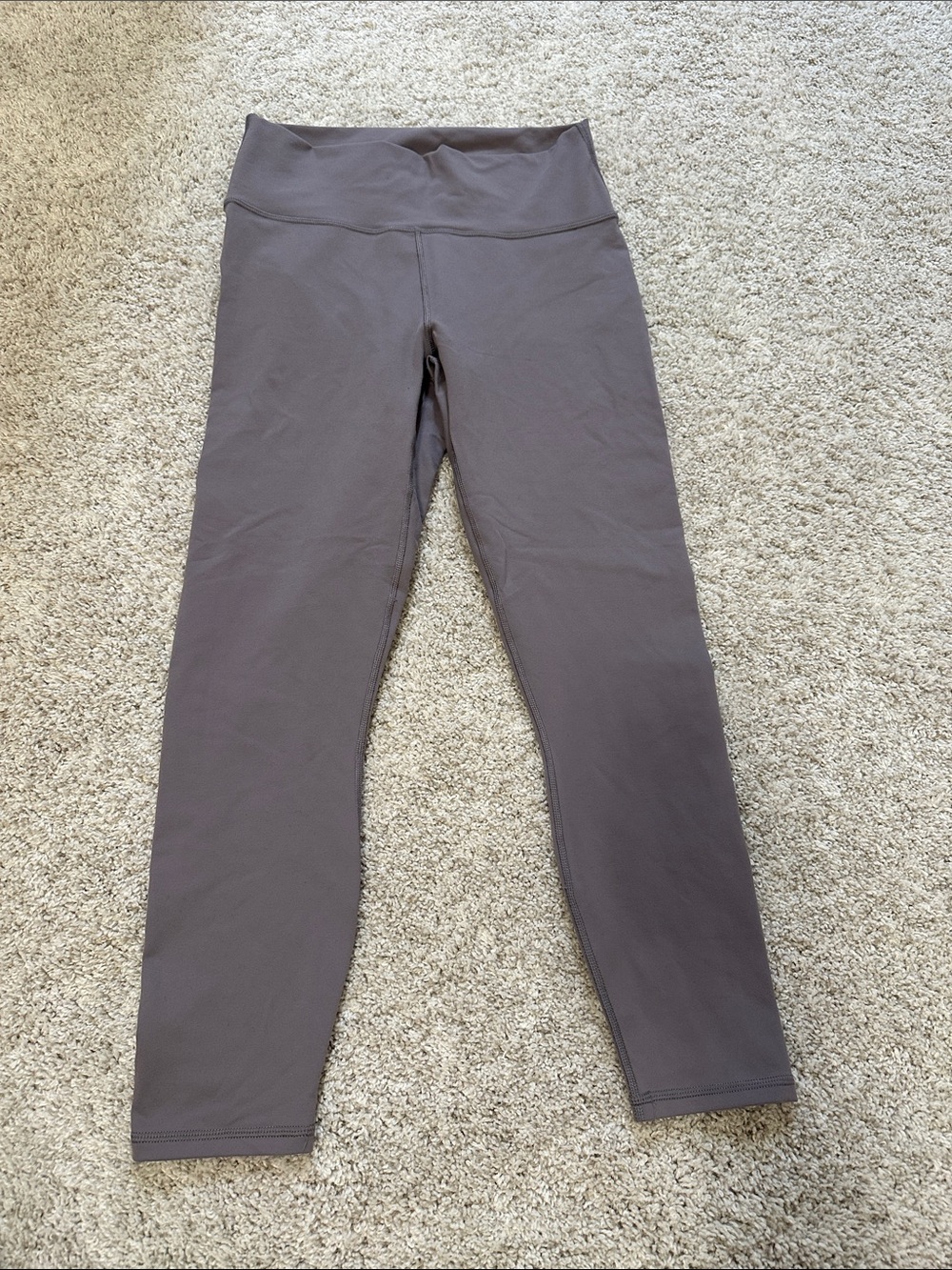 Fabletics Mauve Gray High-Waist Leggings